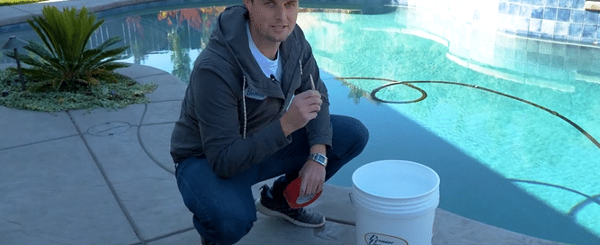 pool leak bucket test