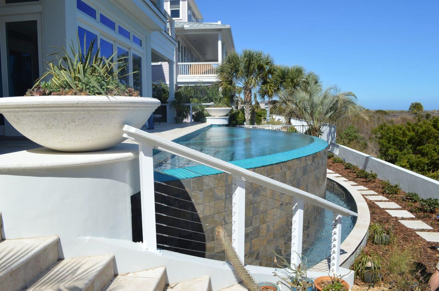 Handrail Installation by Premier Pool Service