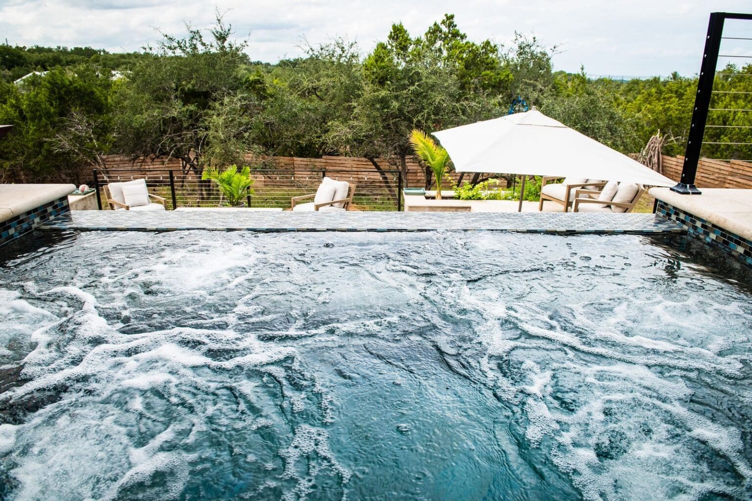 Hot tub service by Premier Pool Service